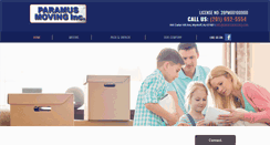 Desktop Screenshot of paramusmoving.com