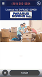 Mobile Screenshot of paramusmoving.com